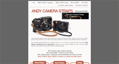 Desktop Screenshot of andycamerastraps.com